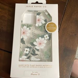 Rifle Paper iPhone 13 case - brand new in box (never taken out)